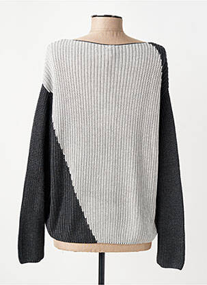 Pull col bateau manches longues gris RAGWEAR femme