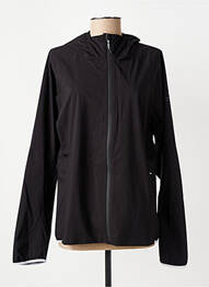 Coupe-vent poches a capuche noir RUKKA femme