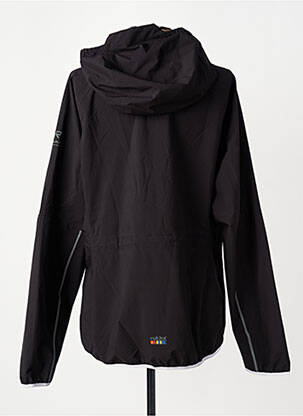 Coupe-vent poches a capuche noir RUKKA femme