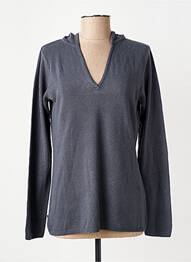 Pull coupe cintrée manches longues gris SUN VALLEY femme