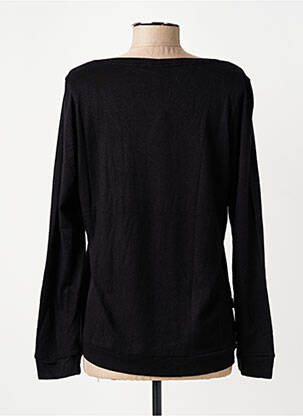 Pull col v manches longues noir SUN VALLEY femme