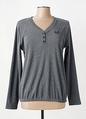 T-shirt manches longues manches longues gris RAGWEAR femme