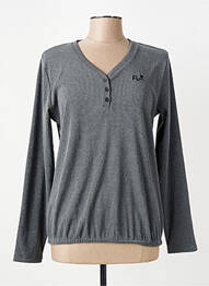 T-shirt manches longues manches longues gris RAGWEAR femme