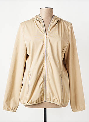 Coupe-vent manches longues a capuche beige SUN VALLEY femme
