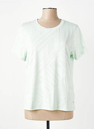 T-shirt stretch manches courtes vert LUHTA femme