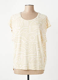 T-shirt imprimé fantaisie manches courtes beige RAGWEAR femme
