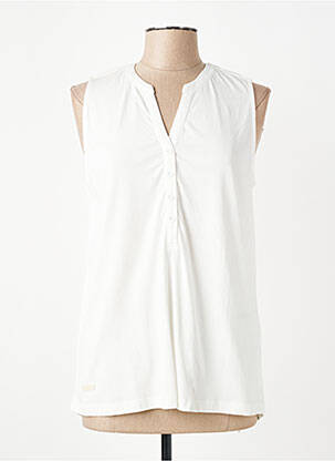 Débardeur col v sans manche blanc RAGWEAR femme