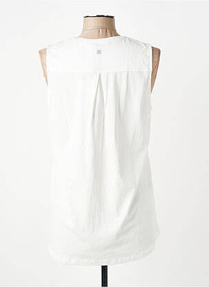 Débardeur col v sans manche blanc RAGWEAR femme