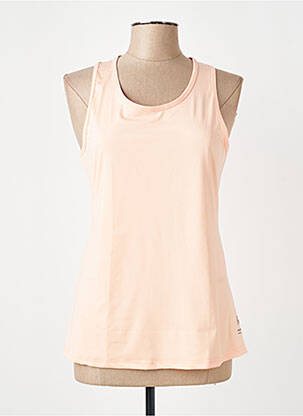 Débardeur sport multisport sans manche orange RUKKA femme