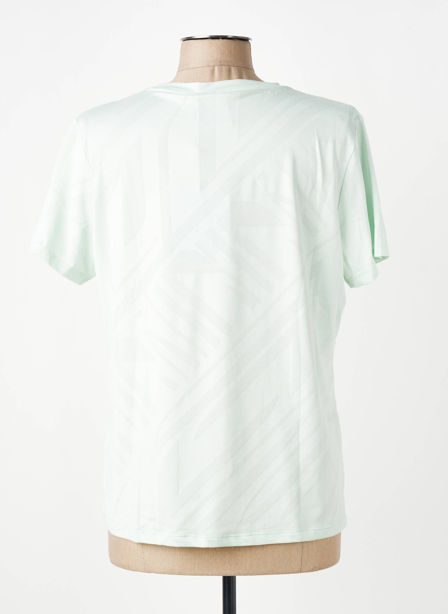 T-shirt stretch manches courtes vert LUHTA femme