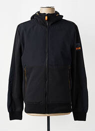 Veste casual resserrée sur le bas noir SUN VALLEY homme