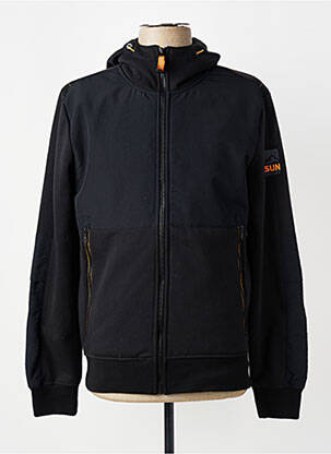Veste casual resserrée sur le bas noir SUN VALLEY homme