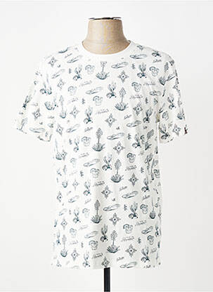 T-shirt stretch manches courtes blanc RAGWEAR homme