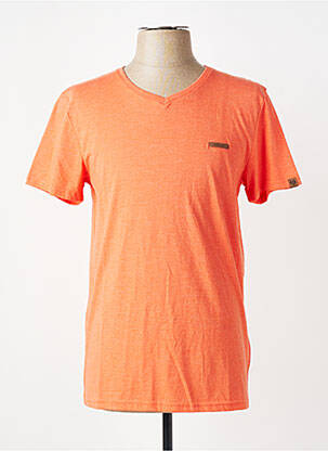 T-shirt stretch manches courtes orange RAGWEAR homme