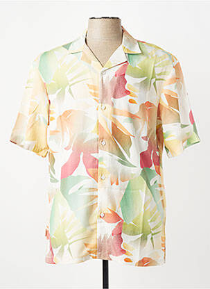 Chemise manches courtes col tailleur vert RAGWEAR homme