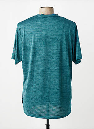 T-shirt tissage chiné manches courtes vert RUKKA homme