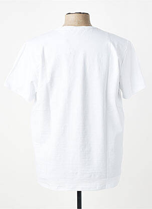 T-shirt stretch manches courtes blanc SUN VALLEY homme