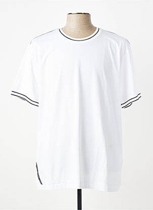 T-shirt stretch manches courtes blanc LUHTA homme