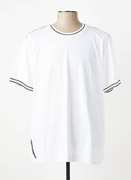 T-shirt stretch manches courtes blanc LUHTA homme