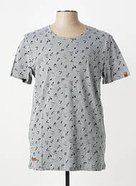 T-shirt stretch manches courtes gris RAGWEAR homme