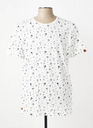 T-shirt stretch manches courtes blanc RAGWEAR homme