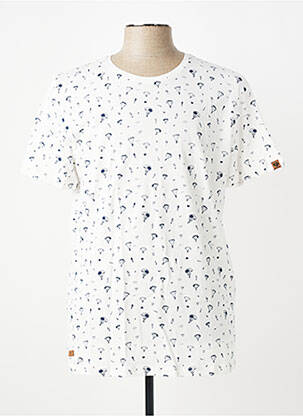 T-shirt stretch manches courtes blanc RAGWEAR homme