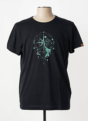 T-shirt stretch manches courtes noir RAGWEAR homme
