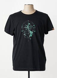 T-shirt stretch manches courtes noir RAGWEAR homme