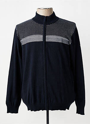 Veste casual resserrée sur le bas noir ELLE EST OU LA MER homme