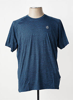 T-shirt stretch manches courtes bleu DARE 2 BE homme