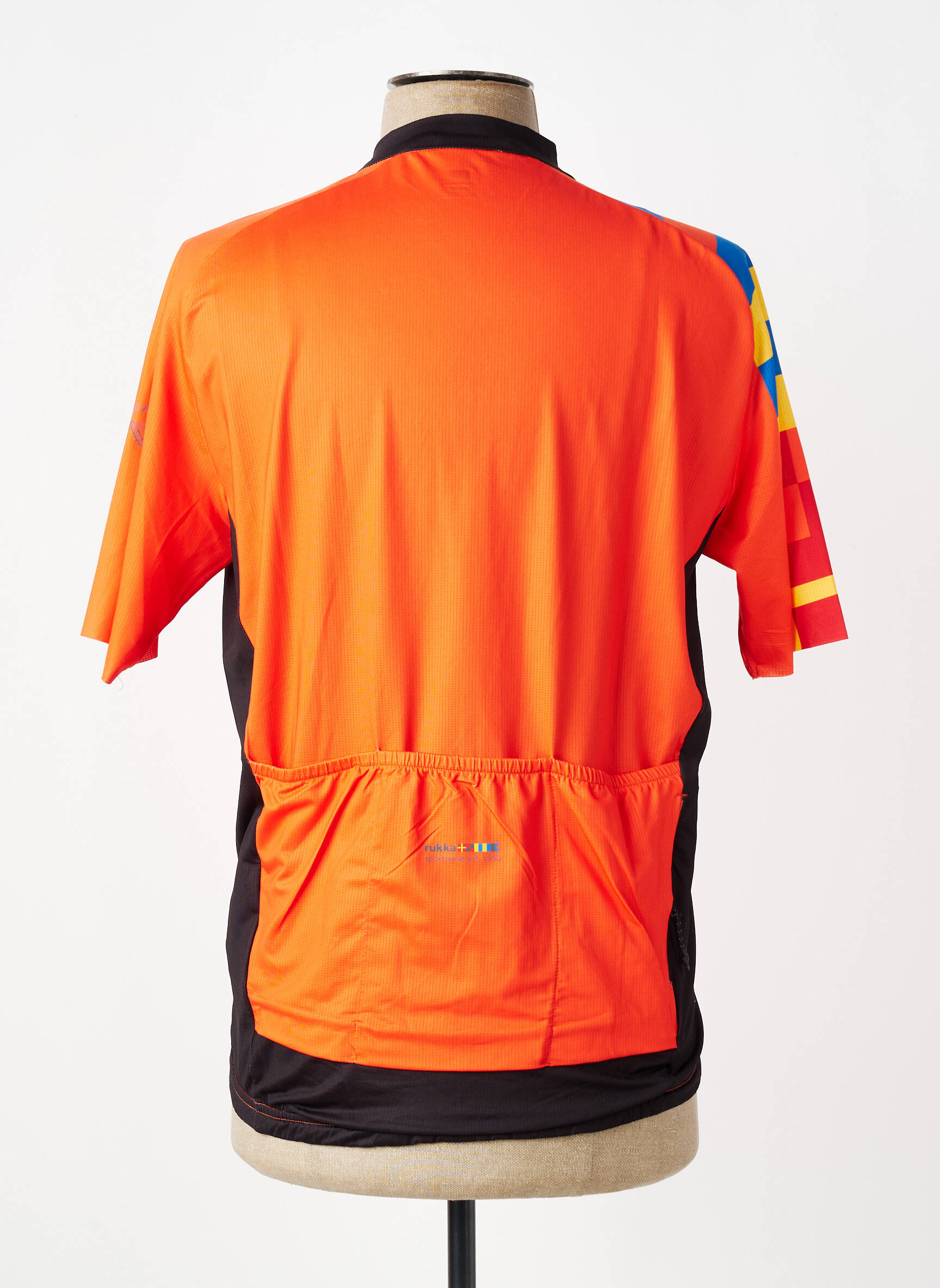 Veste casual fermeture zippée sur le devant orange RUKKA homme