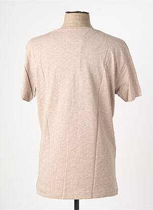 T-shirt coupe cintrée manches courtes marron EUROPANN homme
