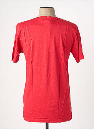 T-shirt coupe cintrée manches courtes rouge EUROPANN homme