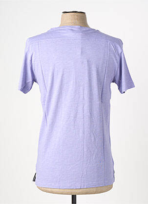 T-shirt coupe cintrée manches courtes violet EUROPANN homme
