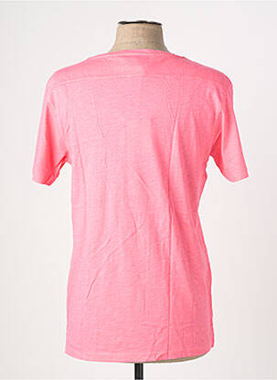 T-shirt coupe cintrée manches courtes rose EUROPANN homme