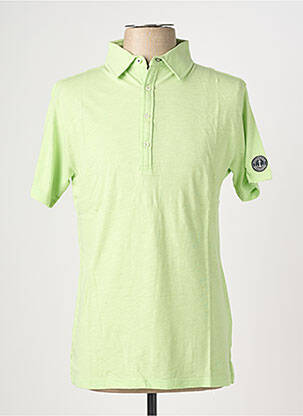 Polo stretch manches courtes vert EUROPANN homme