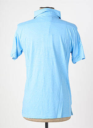 Polo stretch manches courtes bleu EUROPANN homme