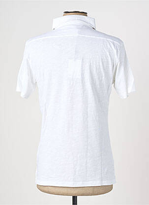Polo stretch manches courtes blanc EUROPANN homme