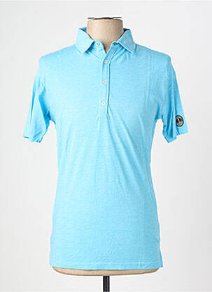Polo stretch manches courtes bleu clair EUROPANN homme