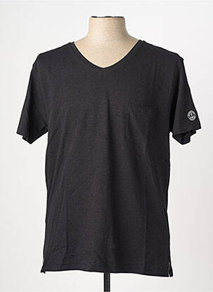 T-shirt coupe cintrée manches courtes noir EUROPANN homme