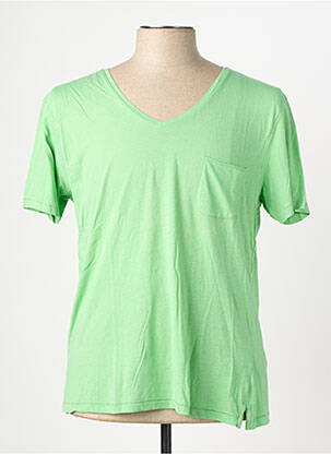 T-shirt coupe cintrée manches courtes vert EUROPANN homme