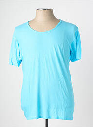 T-shirt coupe cintrée manches courtes bleu EUROPANN homme