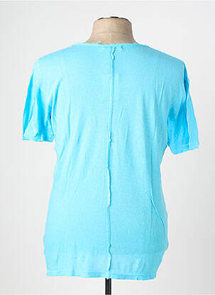 T-shirt coupe cintrée manches courtes bleu EUROPANN homme