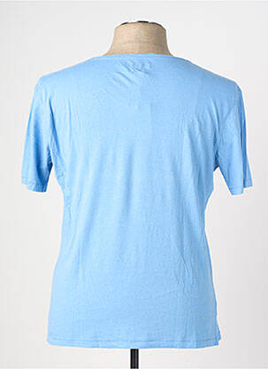 T-shirt coupe cintrée manches courtes bleu EUROPANN homme