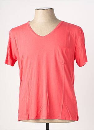 T-shirt coupe cintrée manches courtes rouge EUROPANN homme