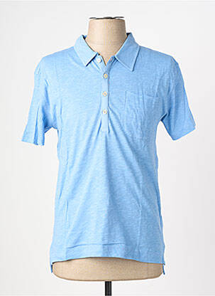 Polo coupe cintrée manches courtes bleu EUROPANN homme