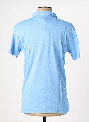 Polo coupe cintrée manches courtes bleu EUROPANN homme