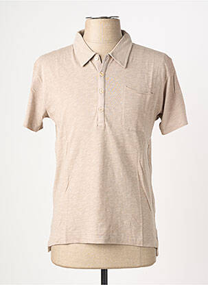 Polo coupe cintrée manches courtes beige EUROPANN homme
