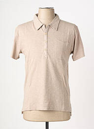 Polo coupe cintrée manches courtes beige EUROPANN homme