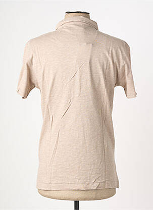 Polo coupe cintrée manches courtes beige EUROPANN homme